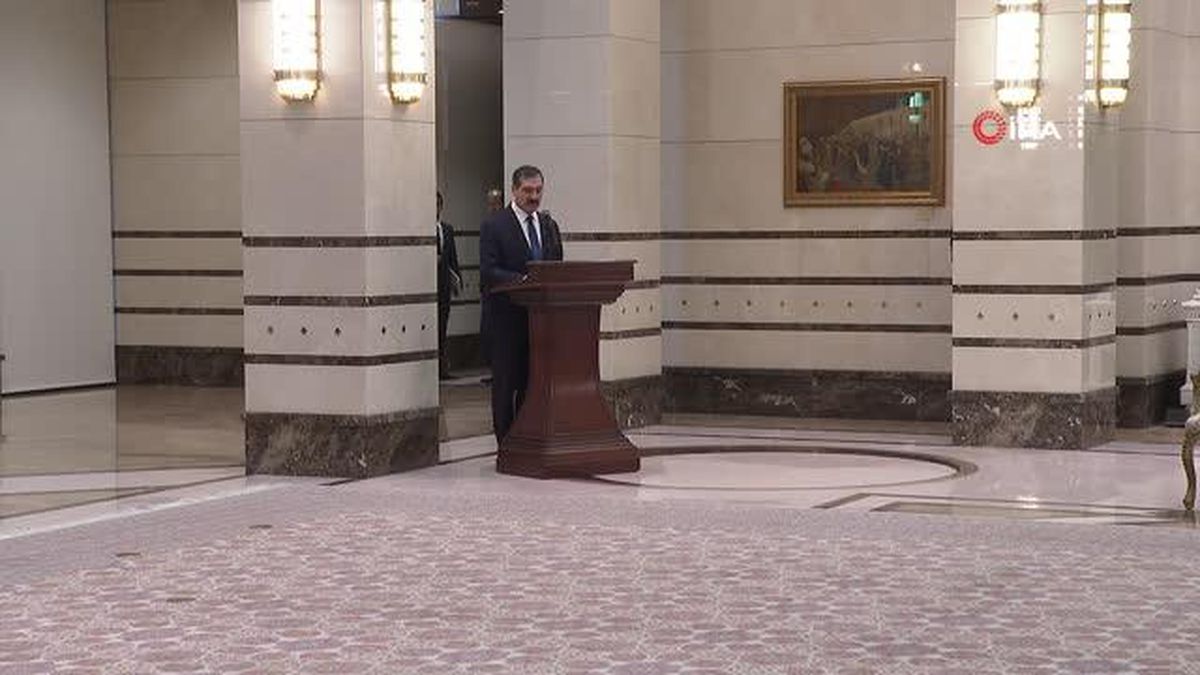 Cumhurbaşkanı Erdoğan, Mısır Büyükelçisi Amr Soliman Abdelmeguid Elhamamy'i kabul etti