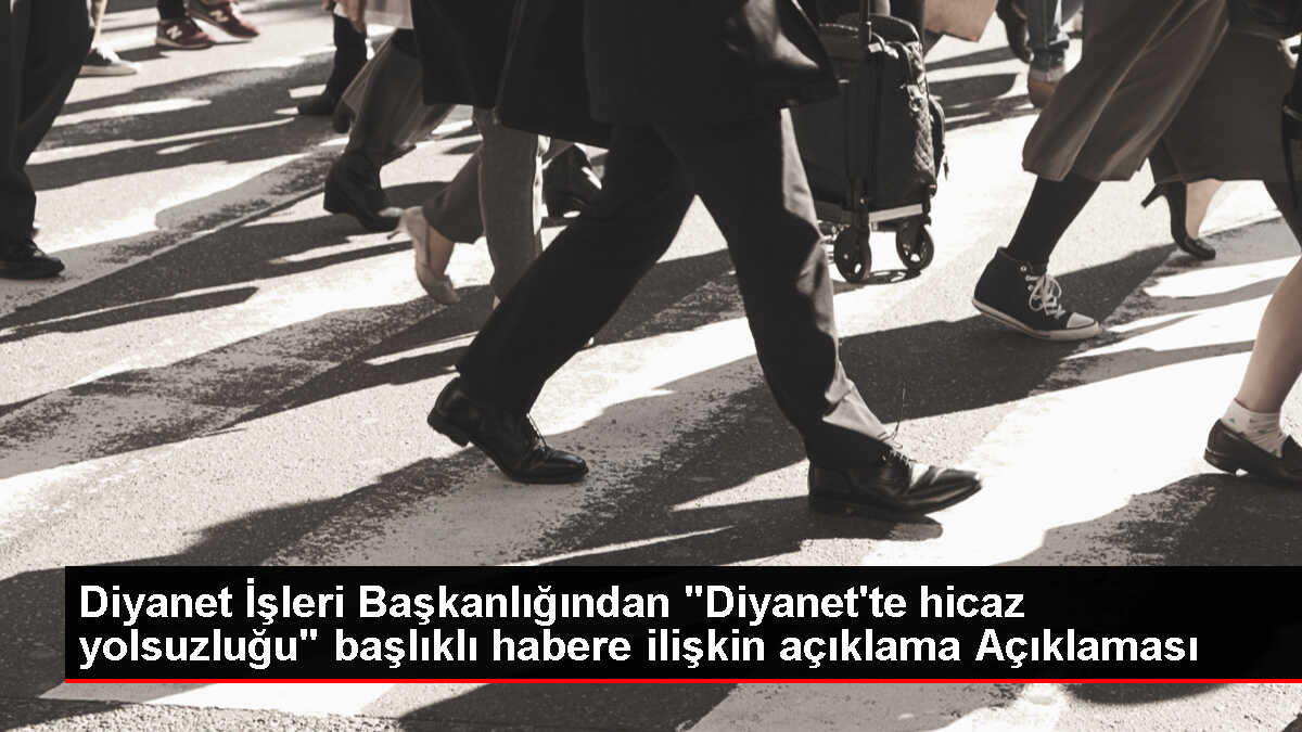 Diyanet İşleri Başkanlığı, 2018'deki hac kayıtlarıyla ilgili suç duyurusunda bulundu