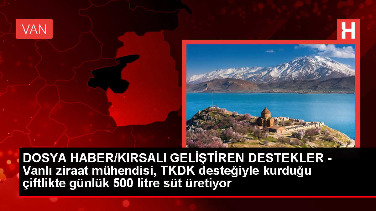 Vanlı Ziraat Mühendisi Güneş Paneliyle Süt Üretimi Yapıyor