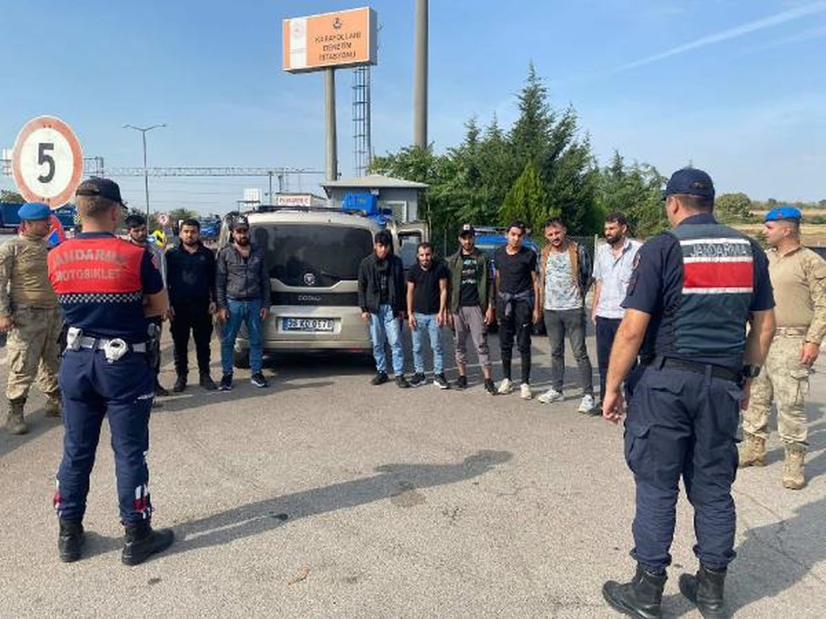 Edirne'de 109 kaçak göçmen yakalandı