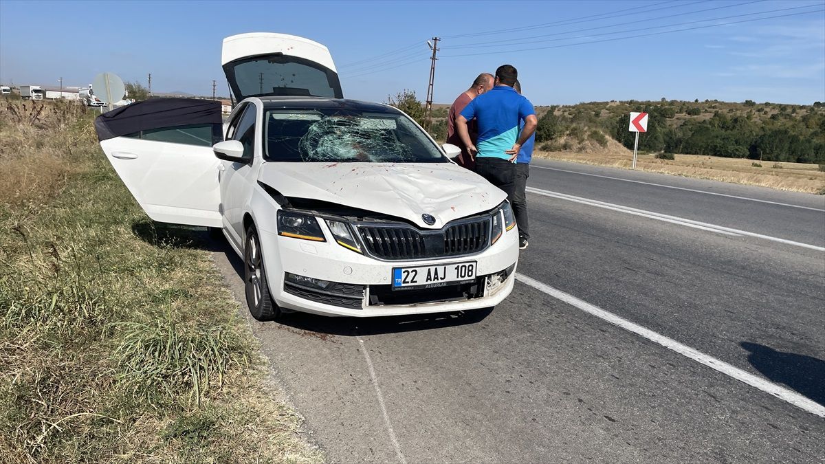 Edirne'de otomobilin çarptığı yaya yaşamını yitirdi