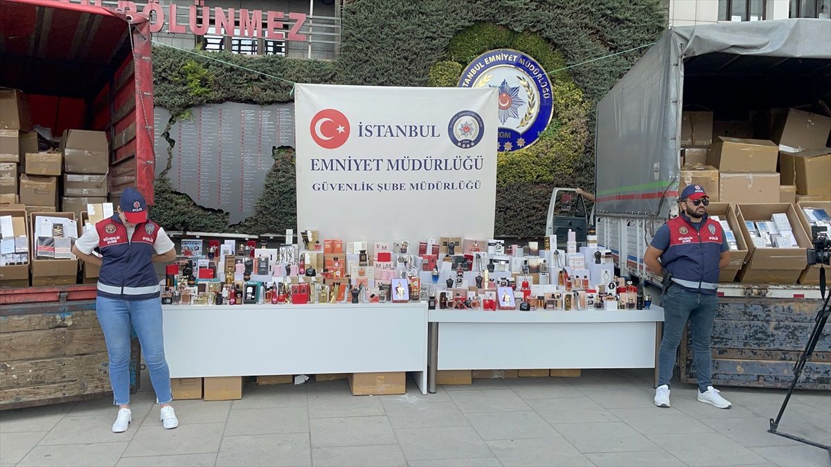 İstanbul'da 26 bin 454 şişe sahte parfüm ele geçirildi