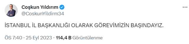 İYİ Parti İstanbul İl Başkanı Coşkun Yıldırım görevden alındı