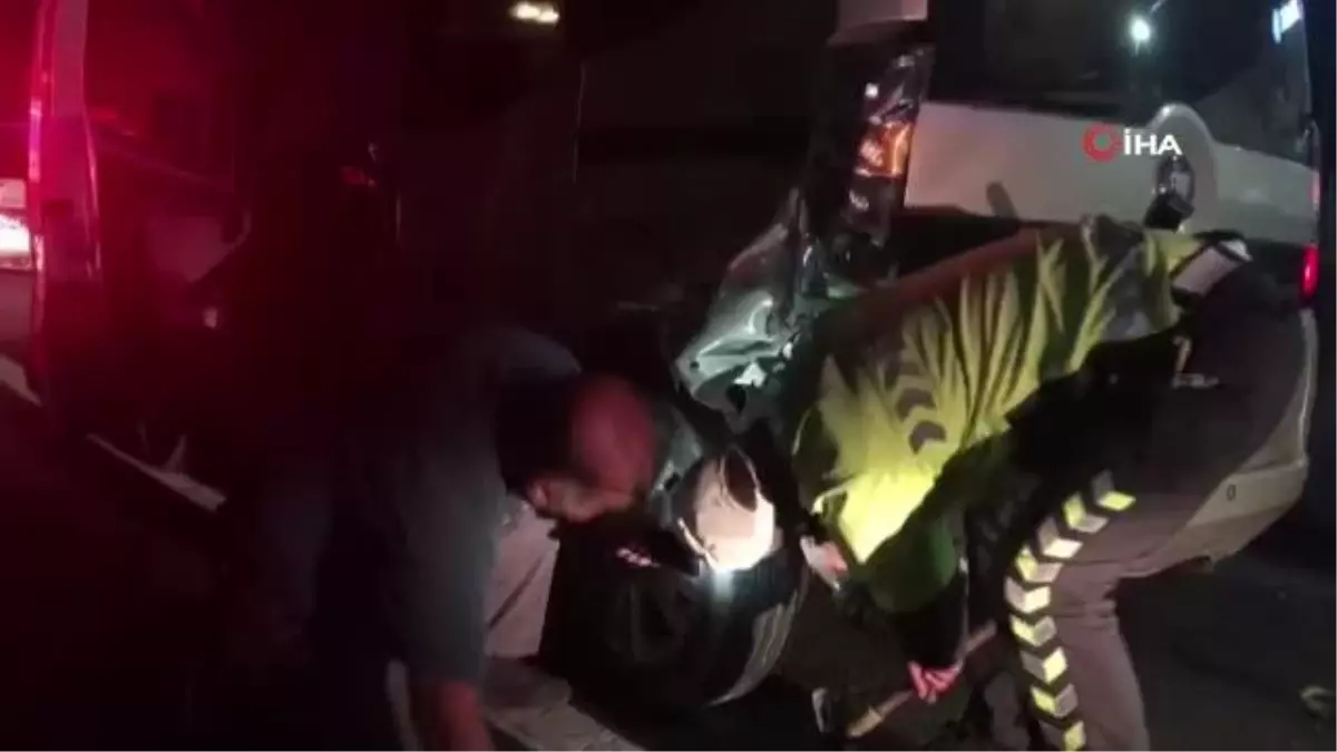 Çerkezköy'de otomobil kazası: 1 yaralı