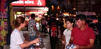 Mersin Büyükşehir Belediyesi Mevlit Kandili'nde Kandil Simidi Dağıttı