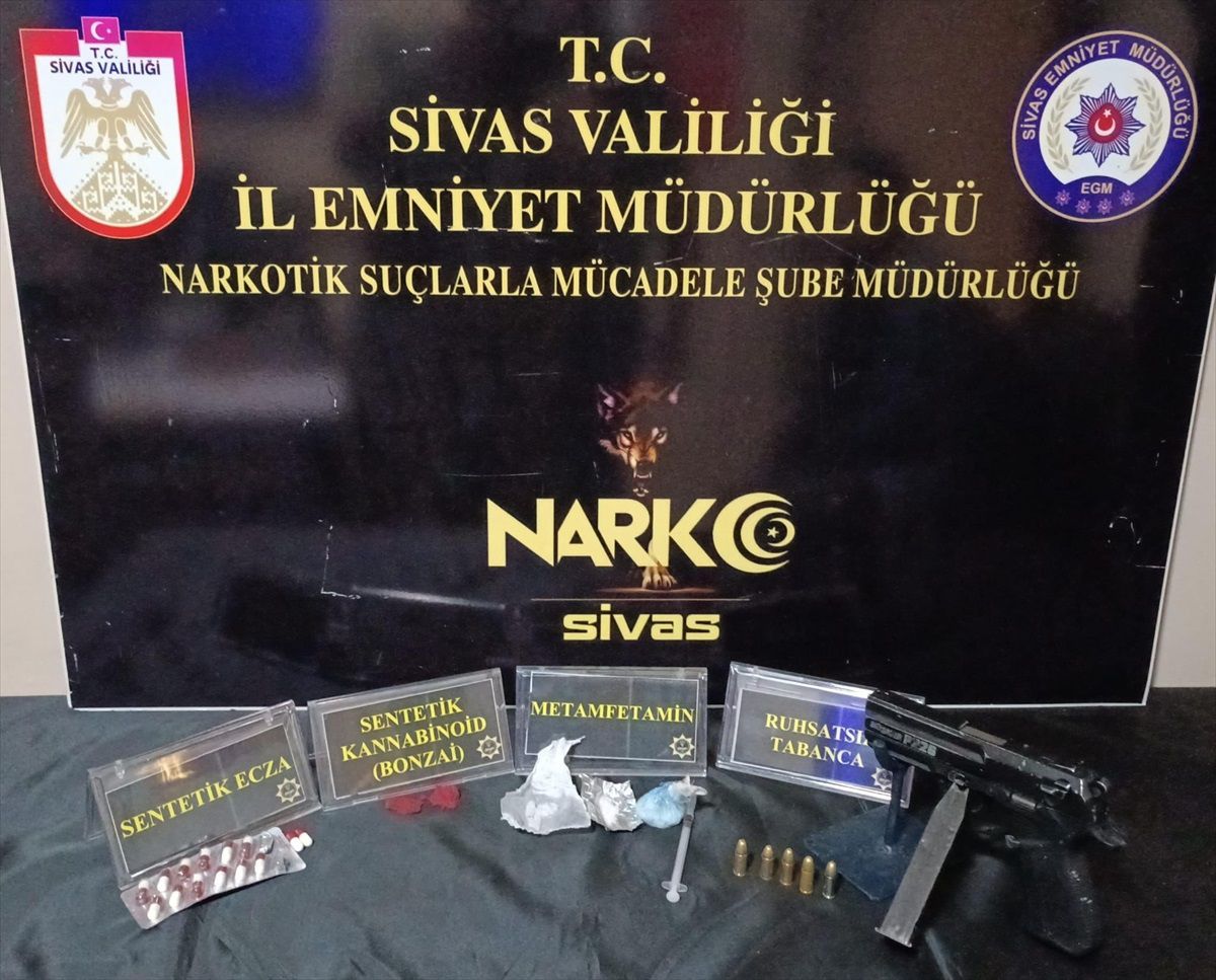 Sivas'ta Uyuşturucu Operasyonu: 8 Şüpheli Hakkında İşlem Yapıldı