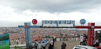 Trabzon'da Boztepe Yürüyüş Platformu ve Seyir Terası 1 Milyon Kişi Tarafından Ziyaret Edildi