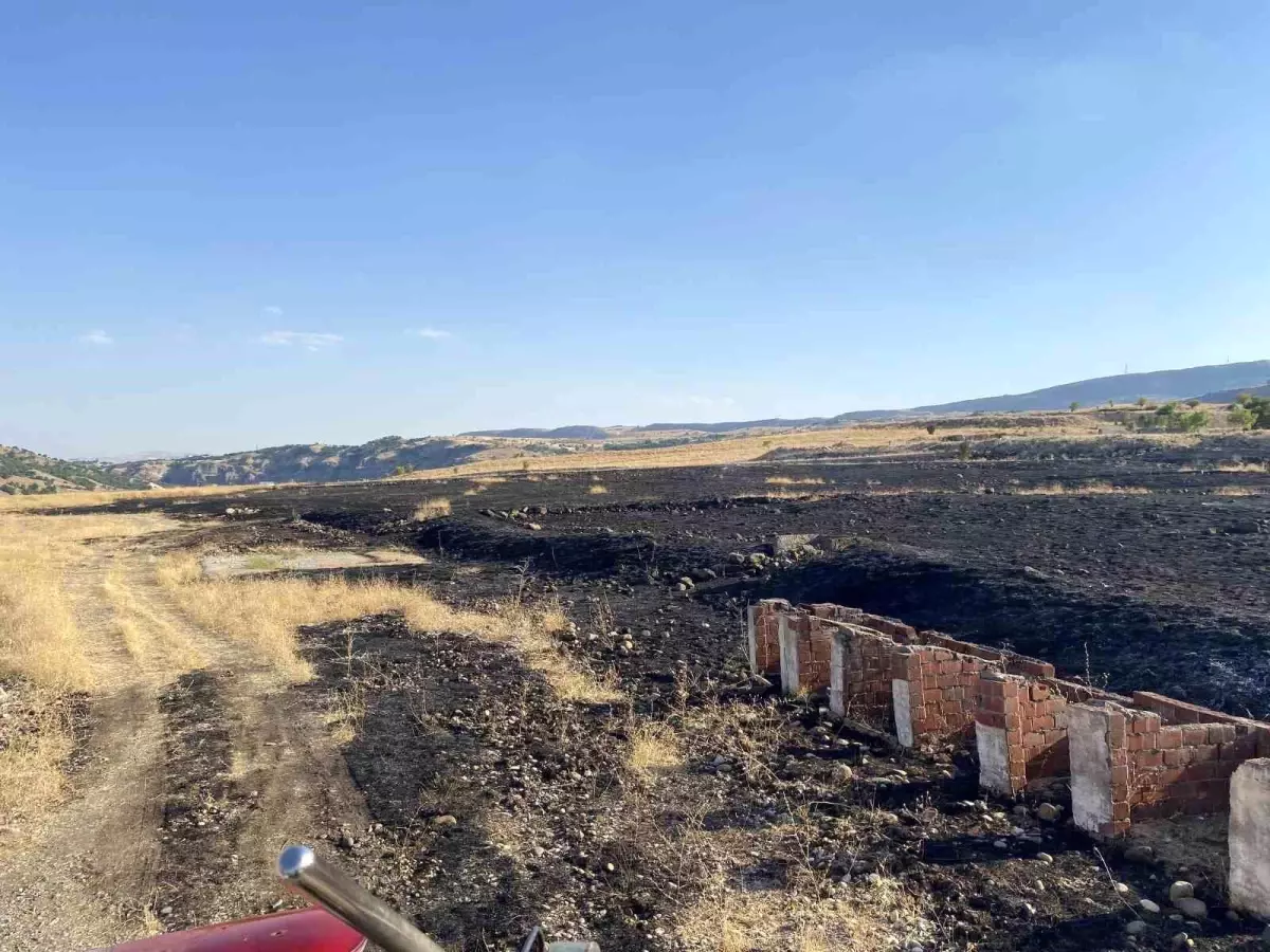 Tunceli'de otluk alanda çıkan yangın söndürüldü