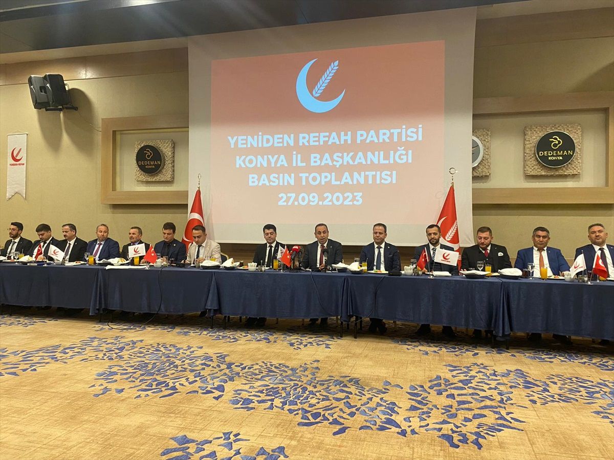 Yeniden Refah Partisi Konya İl Başkanı: Hedefimiz Milletin Kalkınması