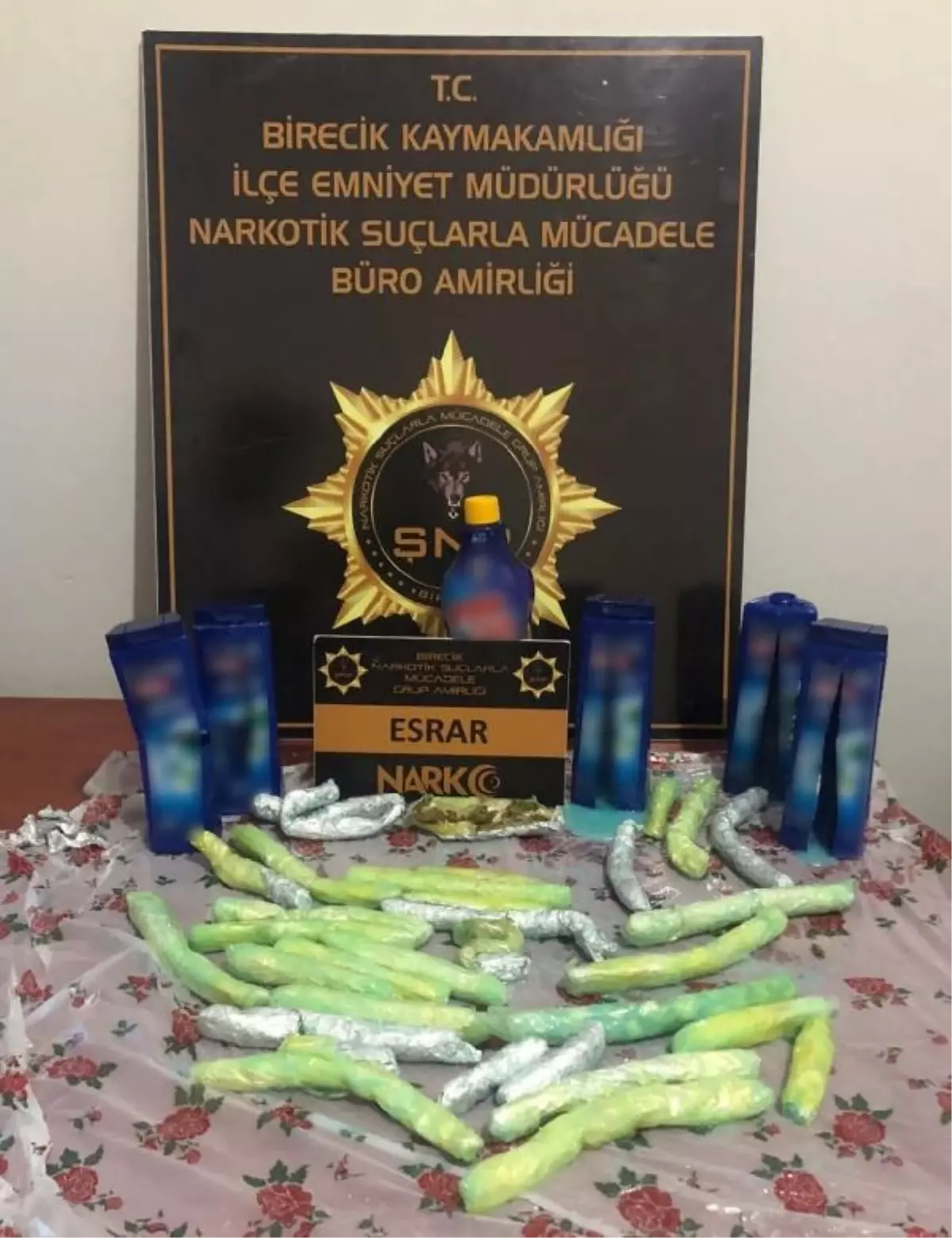 Şampuan Kutularına Gizlenmiş Esrar Ele Geçirildi