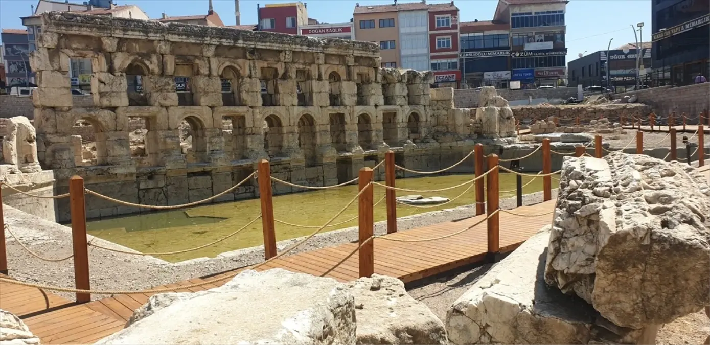 Yozgat'ın Roma hamamı çevre düzenlemesi tamamlandı