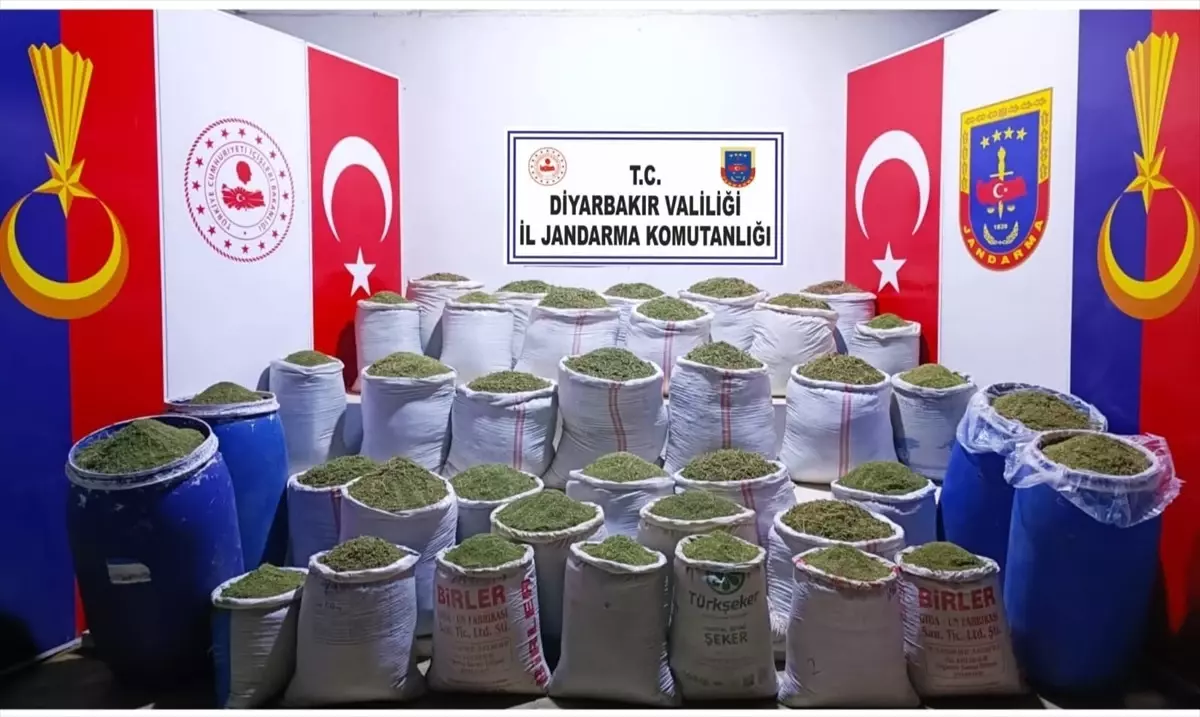 Diyarbakır'da büyük uyuşturucu operasyonu