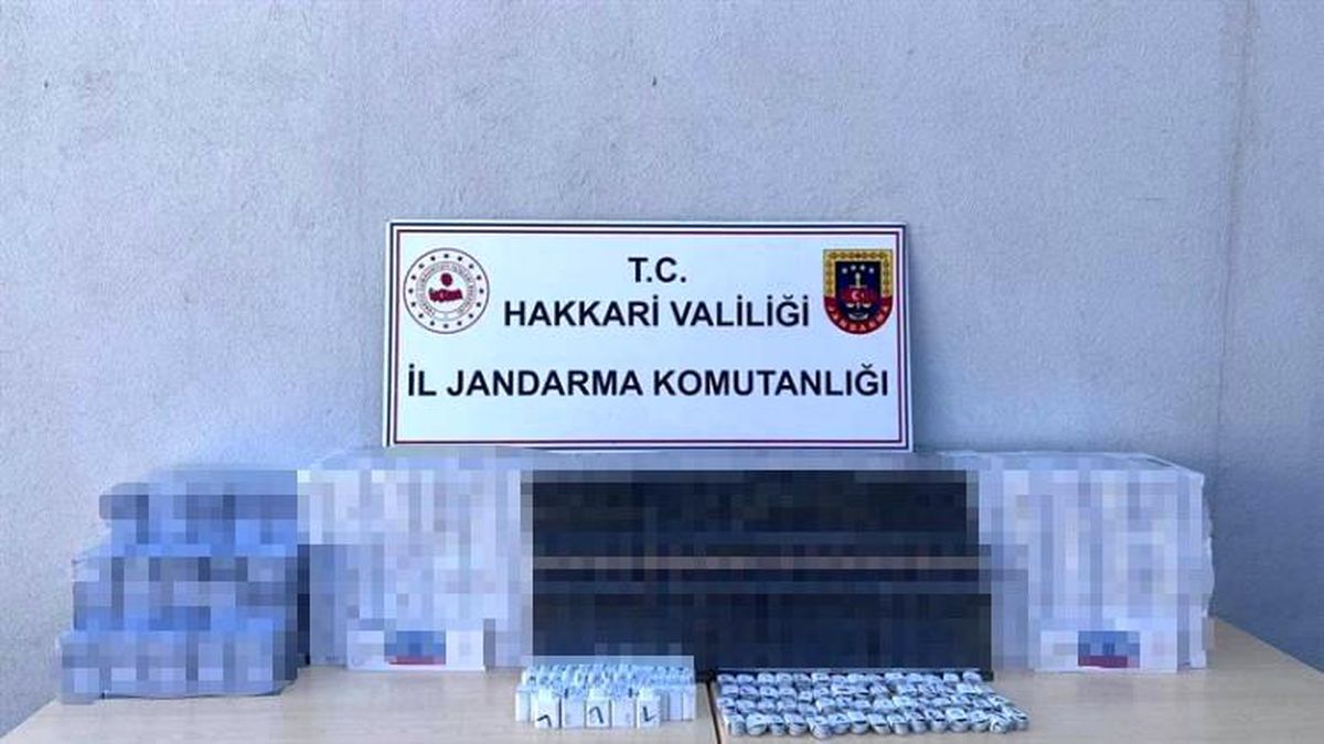 Hakkari'de Jandarma Operasyonunda Kaçak Malzeme ve Hayvanlar Ele Geçirildi