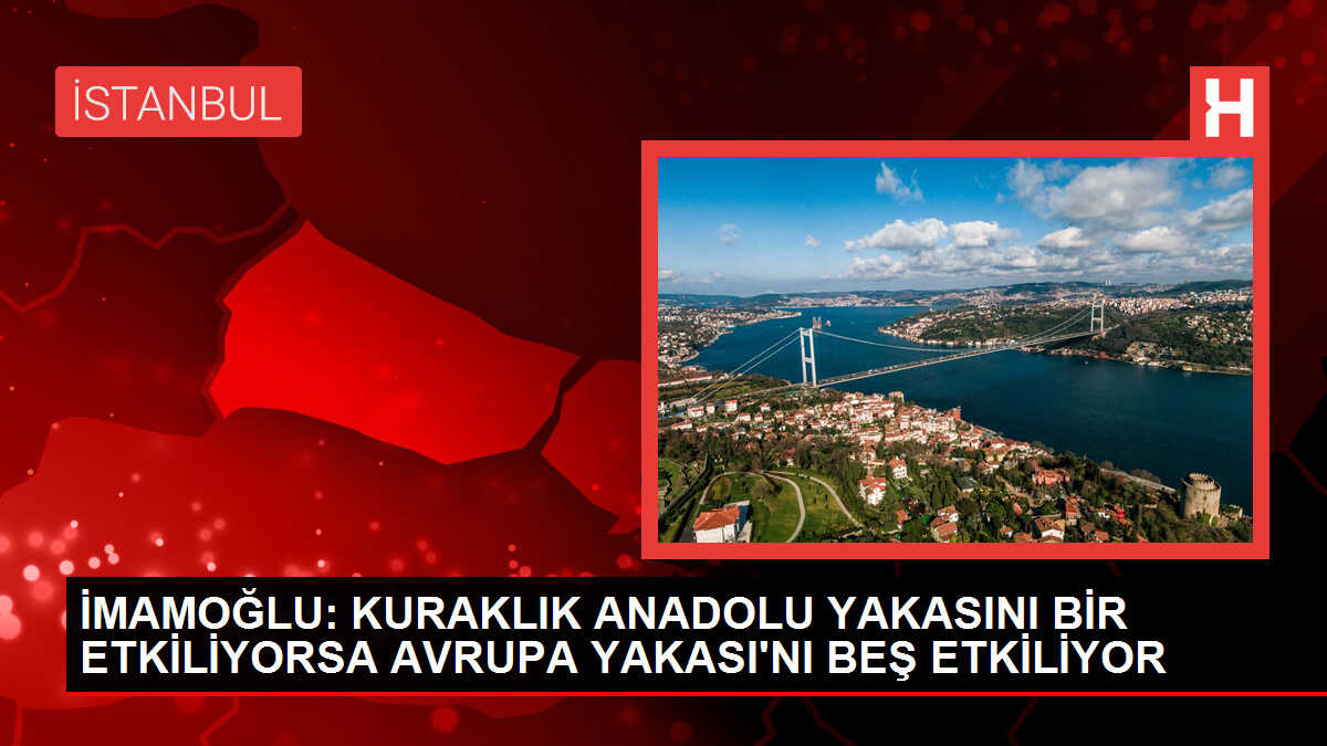 İstanbul Büyükşehir Belediye Başkanı Ekrem İmamoğlu, Terkos-İkitelli İsale Hattı'nın açılışını yaptı