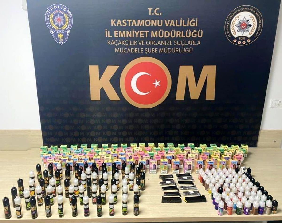Kastamonu'da Jandarma Operasyonunda Bin 100 Makaron Ele Geçirildi
