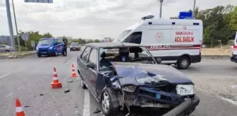 Kırıkkale'de kaza: 1'i bebek, 3 kişi yaralandı