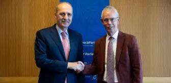 TBMM Başkanı Numan Kurtulmuş, AKPM Başkanı Tiny Kox ile Dublin'de bir araya geldi