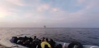 Kuşadası açıklarında 93 kaçak göçmen yakalandı