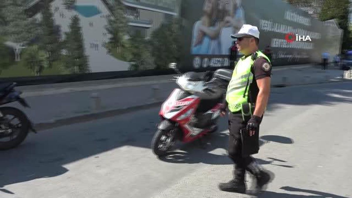 Ordu'da Motosiklet Sürücülerine Denetim