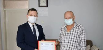 Trabzon Of Kaymakamı Hastalık Nedeniyle İstirahatte Olan Halk Eğitimi Merkezi Müdür Yardımcısını Ziyaret Etti