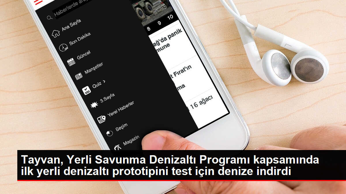 Tayvan, Yerli Savunma Denizaltı Programı kapsamında ilk yerli denizaltı prototipini test için denize indirdi