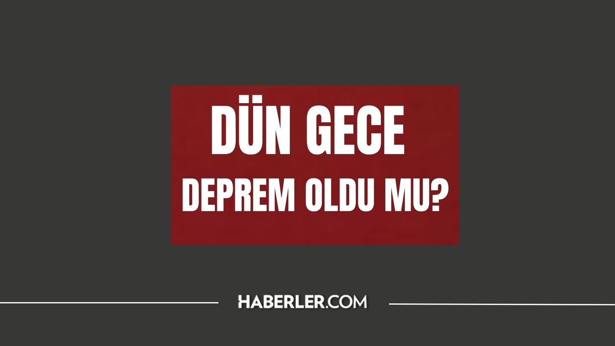 Dün gece deprem oldu mu? İzmir'de, İstanbul'da, Ankara'da deprem mi oldu? 29 Eylül dün gece deprem mi oldu?
