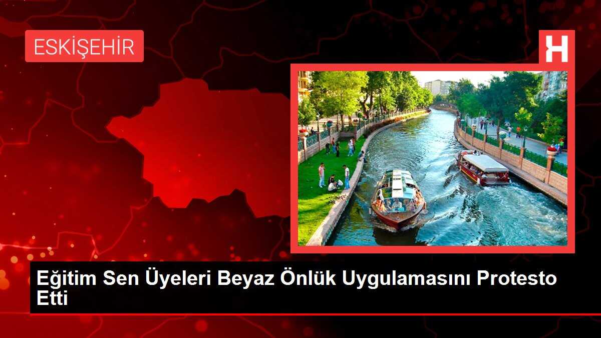 Eğitim Sen Üyeleri Beyaz Önlük Uygulamasını Protesto Etti
