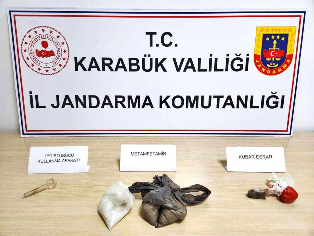 Karabük'te yapılan uyuşturucu operasyonunda 1 kişi tutuklandı
