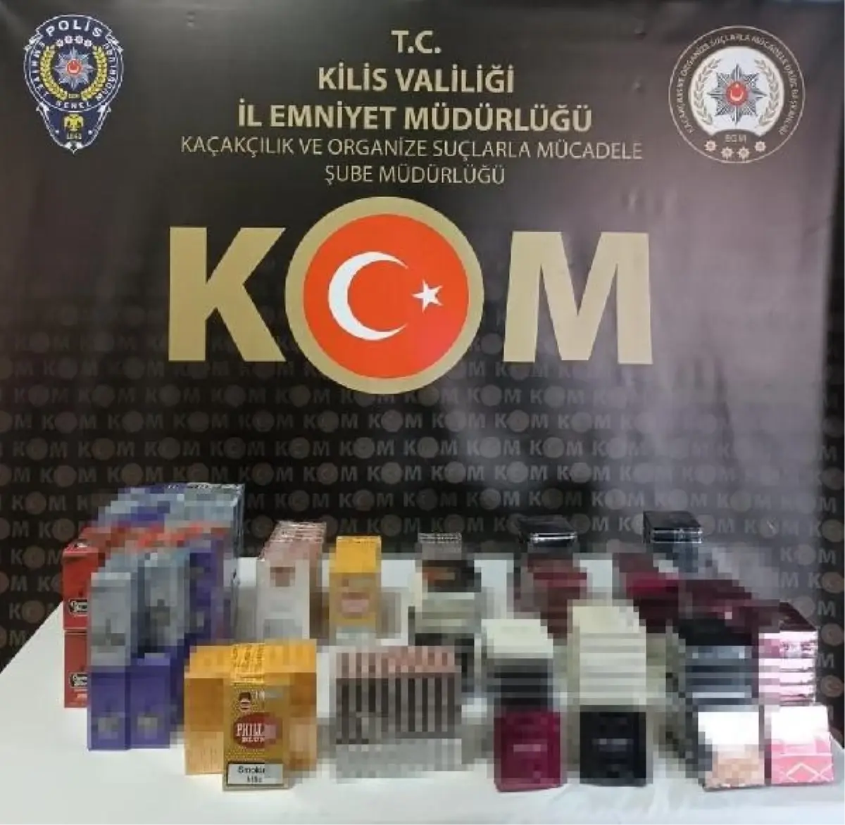 Kilis'te Kaçak Sigara Operasyonu: 3 Bin 625 Puro ve 560 Paket Sigara Ele Geçirildi