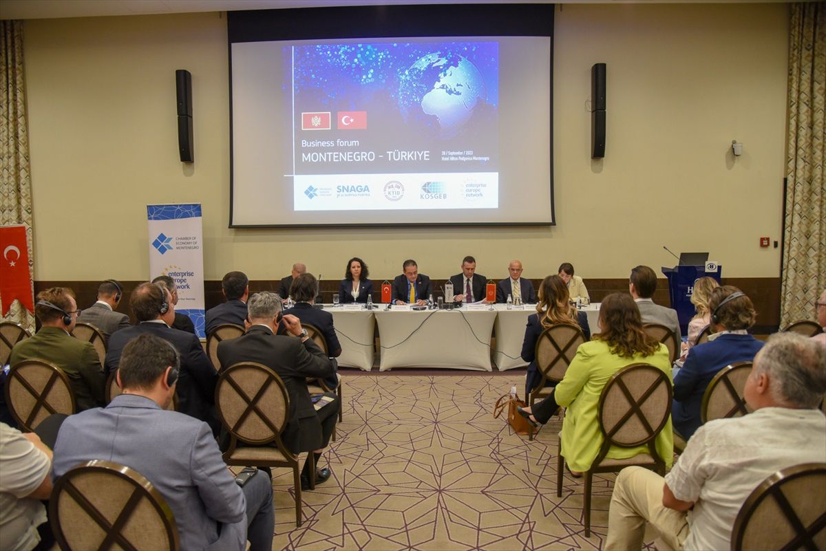 Türkiye ile Karadağ Arasında Ekonomik İş Birliği İçin İş Forumu Düzenlendi