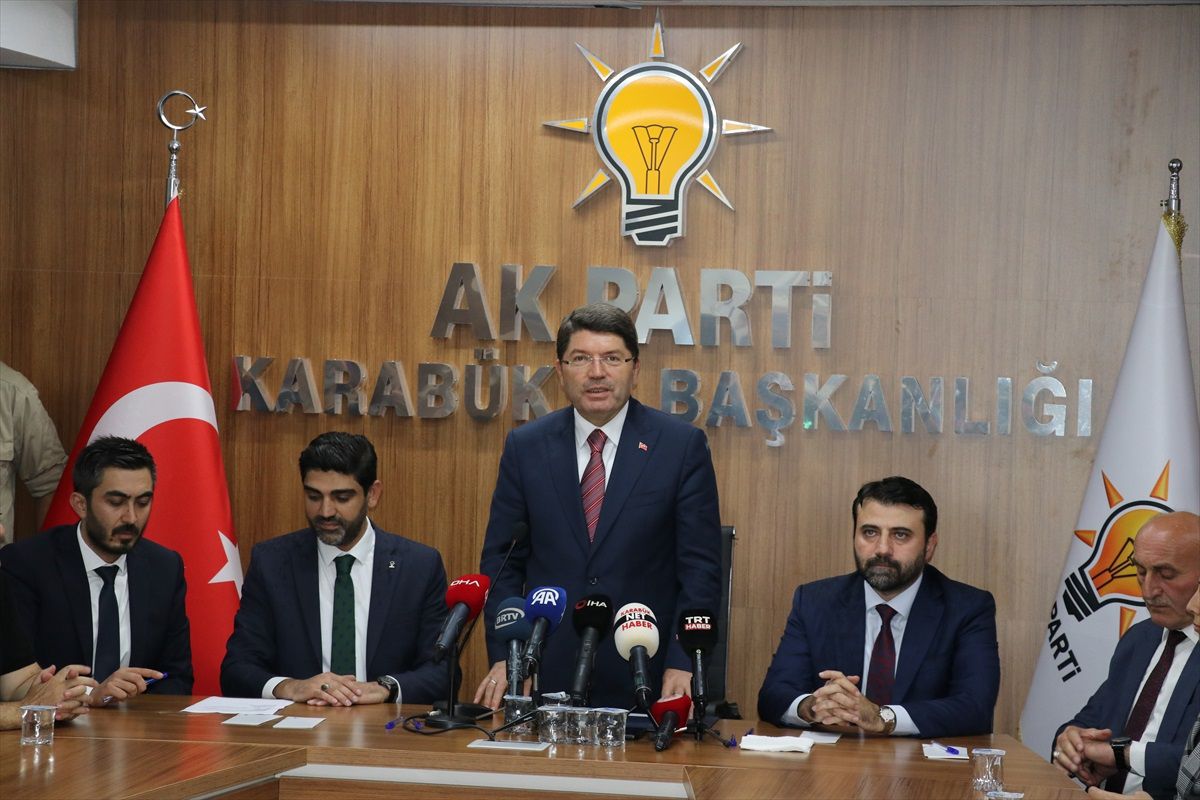 Adalet Bakanı Tunç, AK Parti Karabük İl Başkanlığında konuştu Açıklaması