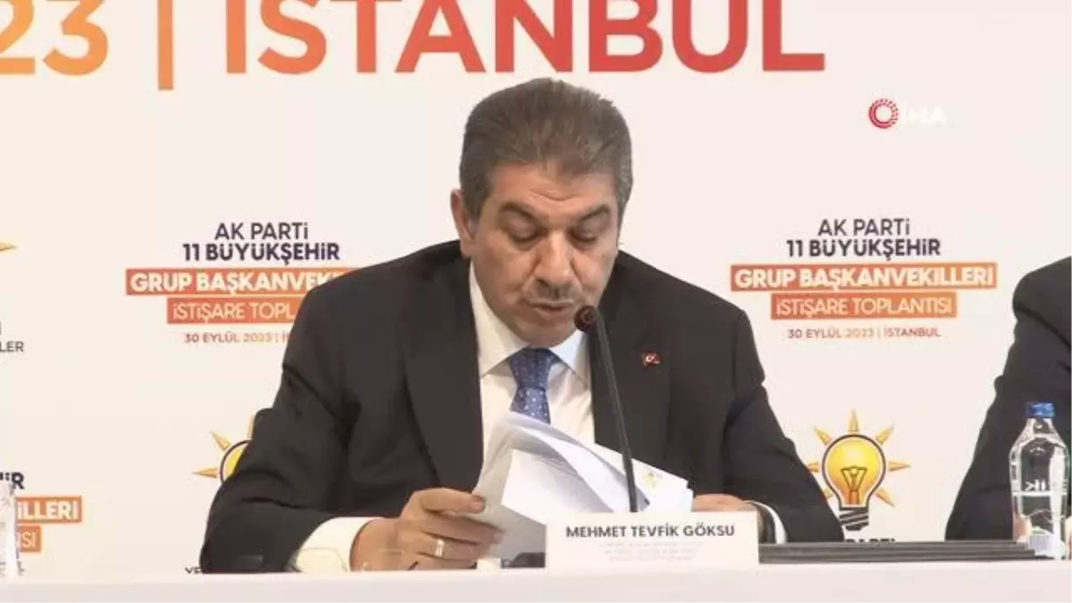 AK Partili 11 Grup Başkanvekili İstanbul'da buluştu