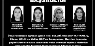 Amasya Üniversitesi Öğrencileri Kazada Hayatını Kaybetti