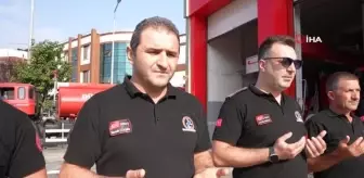 Ateş savaşçıları önce dua etti sonra kan verdi