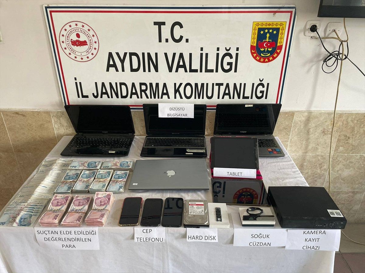 Aydın'da yasa dışı bahis operasyonunda 2 kişi gözaltına alındı