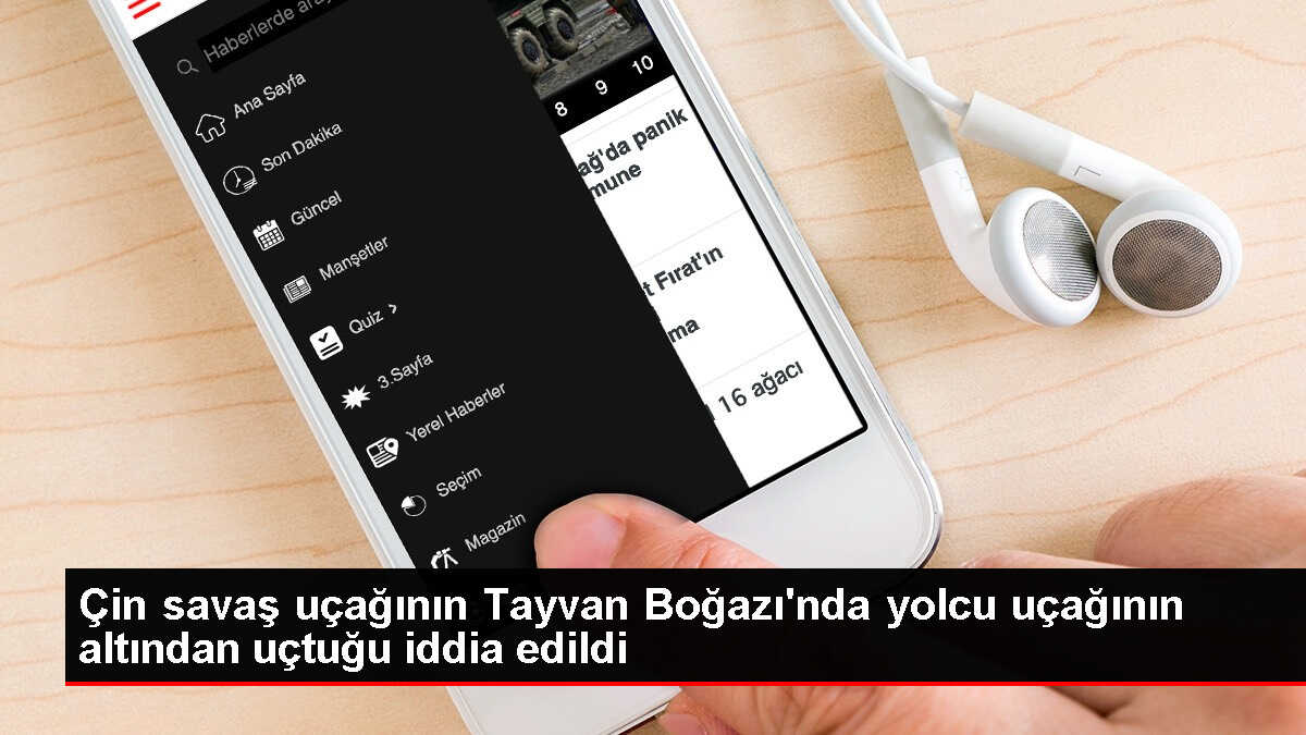 Çin Savaş Uçağı Tayvan Boğazı'nda Sivil Yolcu Uçağının Altından Uçarak Radarı Atlattı