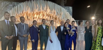 Şahinler Holding Yönetim Kurulu Başkanı Kemal Şahin'in oğlu Deniz Şahin ile Naz Ünal evlendi