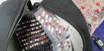 Çorlu'da minibüste 3 bin 570 sentetik hap ele geçirildi