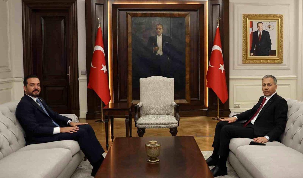 İYİ Parti Sözcüsü Kürşad Zorlu, İçişleri Bakanı Ali Yerlikaya'yı ziyaret etti