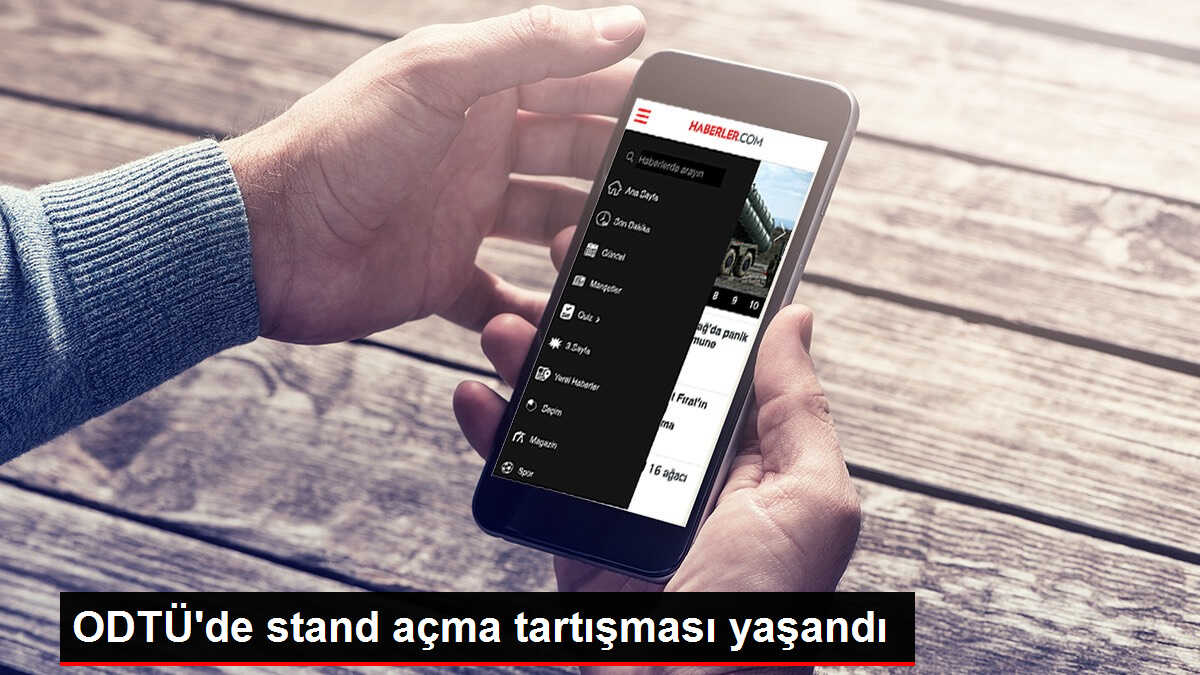 ODTÜ'de stand açma tartışması yaşandı