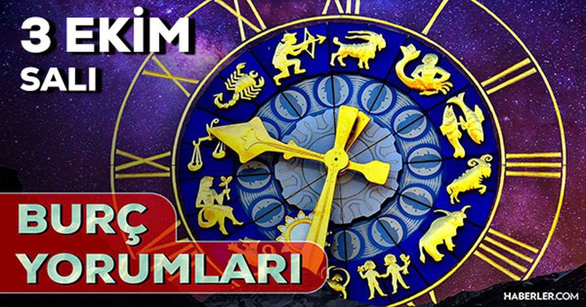 3 Ekim 2023 Günlük Burç Yorumları: 3 Ekim günlük burç yorumları! AŞK, EVLİLİK, SAĞLIK, KARİYER burç yorumları! Yarın burçları neler bekliyor?