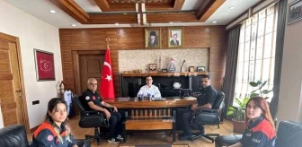 Diyarbakır AFAD Arama Kurtarma Birlik Müdürü Kaymakamı ziyaret etti