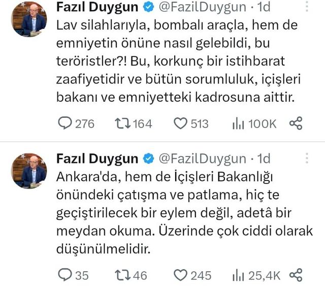 İçişleri Bakanı Ali Yerlikaya'yla ilgili paylaşım yapan gazeteci gözaltına alındı