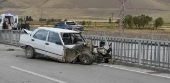 Erzurum'da Otomobil Köprüden Düştü, Sürücü Ağır Yaralandı