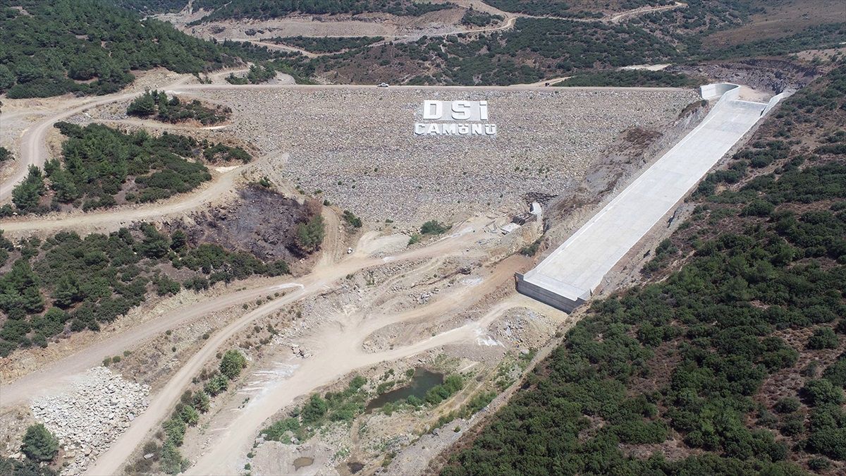 Manisa'da Çamönü Barajı tamamlandı
