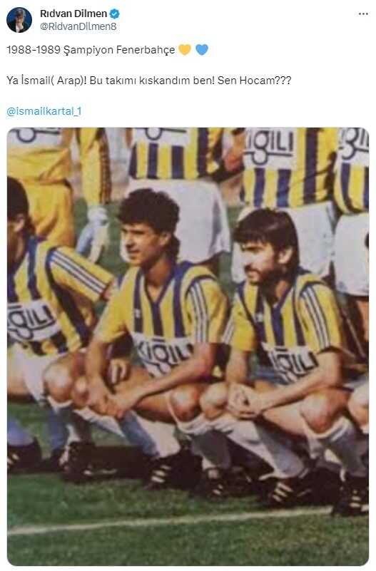 Rıdvan Dilmen'in sorusuna İsmail Kartal'dan taraftarı mest eden yanıt Rıdvan Dilmen'in sorusuna İsmail Kartal'dan taraftarı mest eden yanıt