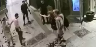 Taksim'de İki Arkadaş Çivili Sopa ve Zincirle Darp Edildi