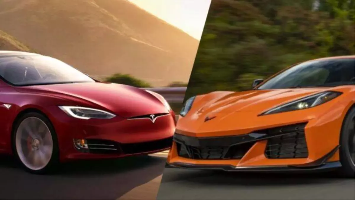 Tesla Model S, Chevrolet Corvette'i Drag Yarışında Yendi