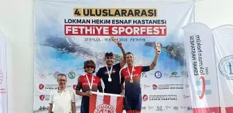 Antalyasporlu Bisikletçiler Fethiye Uluslararası Likya Granfondo Yarışında İlk Üç Sırayı Aldı