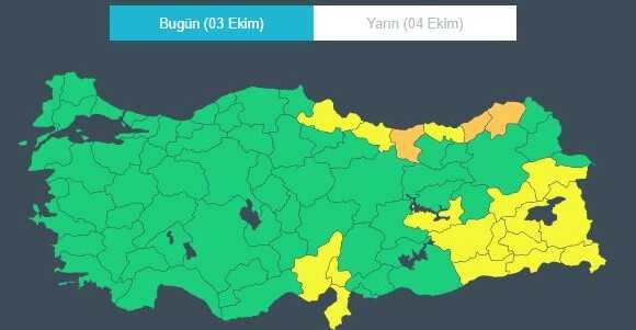 Bugün yağmur yağacak mı? Meteoroloji'den sağanak yağış uyarısı! 2- 8 Ekim hava durumu nedir?